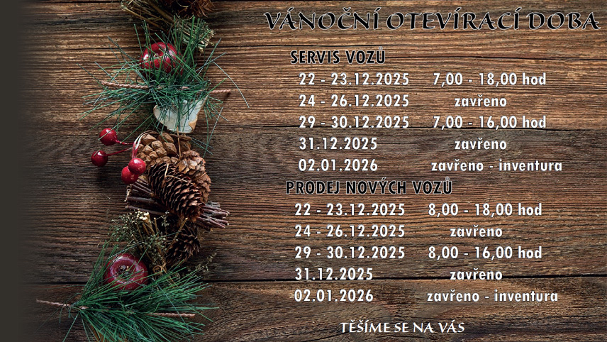 Vánoční otevírací doba