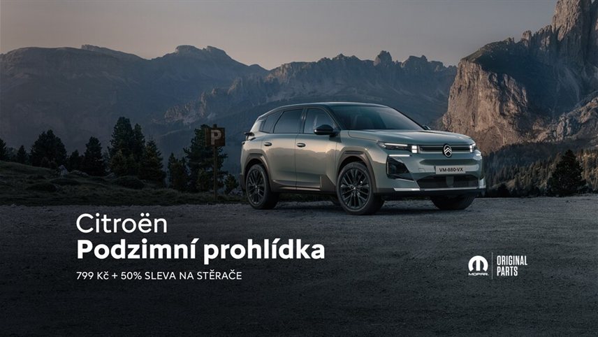Podzimní prohlídka + 50% sleva na stěrače